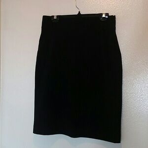 T Tahari Black Pencil Skirt
